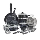 Greenlife Soft Grip Juego De Utensilios Cocina, 16 Piezas Negro Diamond New. Price: $158.21.