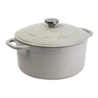 Lodge Cast Iron 5.5QT Oyster Enameled Dutch Oven - White. New. Price: $38.00.