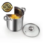 Cook Home Deep Fryer Pot, Japanese Tempura Small 4 Quart, Stainless Steel New. Price: $89.98.