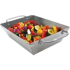 Broil King 13 In. W. X 9.75 L. Stainless Steel Grill Wok Topper Tray New. Price: $46.30.