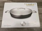 Scanpan Professional 12.5" - 4.25 Qt. Covered Chef Denmark New. Price: $161.99.