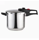 Magefesa Stovetop Pressure Cookers 8 Qt. Stainless Steel - New With Small Dent Open. Price: $95.00.