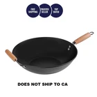 Mainstays 13.75" Carbon Steel Wok Nonstick Fry Pan Easy Clean Hand Wash New. Price: $14.50.