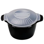 Professional Large Cookware 2 Quart, Microwave Steamer For Vegetables, ... New. Price: $35.51.