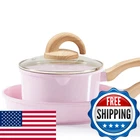 Vkoocy Pots And Pans Non Stick, Healthy Ceramic Cookware Set, 3PCS Kitchen New. Price: $67.20.