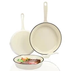 Hisencn Enameled Cast Iron Skillet Set 3-PIECE Fry Pans 89.511 New. Price: $148.26.