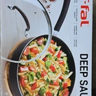 T-fal Deep Saut Pan 5.5 Qt Titanium Nonstick W/ Lid, Oven Safe 400 New. Price: $40.00.