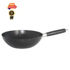Imusa Carbon Steel Nonstick Wok Flat Bottom Pan For 9.5IN, Black New. Price: $31.99.
