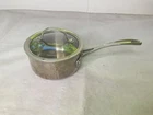 Calphalon Sauce Pan 1.5 Qt Stainless Steel With Glass Lid 87012 Used. Price: $22.99.