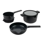 Alva Neat 5-PIECE Nested Ceramic Nonstick Cookware Set Made Without Pfas New. Price: $331.44.