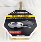 Cuisinart Chef's Classic Stainless Cookware 12" Skillet With Glass Cover 722-30G New. Price: $37.44.