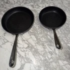 All-clad Lot Of 2 Surface 8.5" And 10.5" Non-stick Frying Pans. Used. Price: $38.00.
