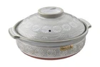 Japanese Hana Mishima Donabe Ceramic Hot Pot Casserole Banko Earthenware Clay... New. Price: $131.26.