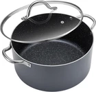 Bezia 10 Quart Cooking Pot, Large Non Stick Induction Stock Pots With Lid, All New. Price: $78.79.
