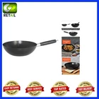 Functional 9.5IN Carbon Steel Wok - Nonstick And Stylish Cookware For Home Chefs New. Price: $34.95.