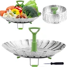 Consevisen Vegetable Steamer Basket For Cooking Food, Stainless Steel Veggie New. Price: $14.53.