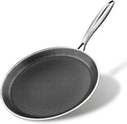 Nonstick Crepe Pan, 11INCH Stainless Steel Honeycomb Silver. Price: $35.94.