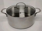 Cooks Jcpenney Home 5 Qt 3 Ply Stainless Steel Stock Pot With Lid Used. Price: $19.99.