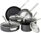 Viking Pots And Pans Set Non Stick, 10 Piece Hard Anodized Kitchen Cookware With New. Price: $664.98.