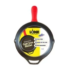 Iron Skillet 12 Seasoned Nonstick Lodge Red Silicone Handle Cast Inches New. Price: $59.99.