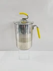 Kuhn Rikon Mcm 4TH Burner Pot W/ Basket & Lid 18/10 Stainless 11 Cup Yellow 4202 Used. Price: $16.87.
