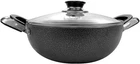 Uniware Non-stick Aluminum Stock Pot With Glass Lid,black (12.5 Inch) New. Price: $58.49.