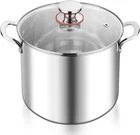 12-QUART Pot, 18/10 Stainless Steel With Lid For Cooking Simmerin New. Price: $67.99.