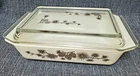 Vintage 1961 Pyrex 575-B Golden Pine Cone Casserole Dish With Lid Used. Price: $92.95.