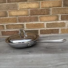 All-clad D3 Stainless Steel 3-PLY Bonded 10" Saute Fry Pan Usa W/ Lid, Induction Used. Price: $84.99.