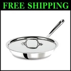 All-clad 10" Stainless Steel Fry Pan Induction Ready# New. Price: $246.39.