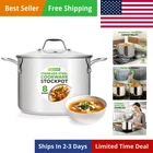 8-QUART Stainless Steel Stock Pot 18/8 Food Grade Heavy Dut... New. Price: $91.79.