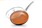 Koch Systeme Cs 10IN Copper Nonstick Frying Pan With Lid New. Price: $30.00.
