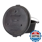 Camp Chef 14-INCH Iron Dutch Oven, Lid, And Lifter ,black/cast New. Price: $148.46.