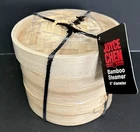 Joyce Chen 6 Inch 2 Tier Bamboo Steamer Baskets With Lid 100% Natural New. Price: $16.95.