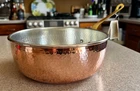 Ruffoni 9.5" Tin Lined Copper Historia Open Chef Pan W/acorn Brass Handle Italy New. Price: $250.00.