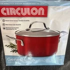 Circulon Innovatum Covered Dutch Oven, Hard-anodized, Non Stick, 4.5 Quart, Nib New. Price: $54.99.