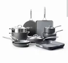 Greenpan Paris Pro 14 Piece Hard Anodized Ceramic Nonstick Cookware New. Price: $195.95.