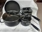 7-PIECE Cookware Set Select By Calphalon Hard-anodized Nonstick Pots And Pans New. Price: $134.95.