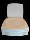 Godinger Bone China White Square 8 Dinner Plate 11 1/4 Microwave Dishwasher Safe Used. Price: $120.00.