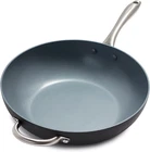 Lima 12.5" Hard Anodized Ceramic Nonstick Wok Pan, Pfas-free, Oven Safe New. Price: $94.99.