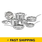Cuisinart 12-PIECE Multiclad Pro Stainless Steel Cookware Set New. Price: $443.99.