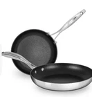 Scanpan Haptiq Stainless Steel Nonstick 8-INCH & 10.25-INCH Fry Set New. Price: $165.00.