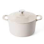 Martha Stewart Eastwick 4QT Enamel Cast Iron Dutch Oven Linen New. Price: $44.35.