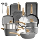 Dishdelight 17 Piece Pots And Pans Set Stick, Granite Cookware S... New. Price: $243.78.