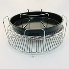 Nuwave Oven Pro Plus Stainless Steel Double Grill Rack Drip Pan Replacement Used. Price: $12.57.