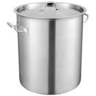 Stainless Steel Stockpot, 42 Quart Large Cooking Pots, Multipurpose Cookware Sau New. Price: $157.63.