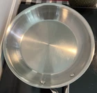 The Pampered Chef 10" Stainless Steel Omelet Fry Pan Saut Skillet Inch 24CM Used. Price: $29.00.
