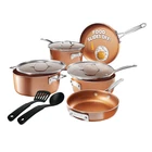 Gotham Steel Stackable Pots And Pans Stackmaster 10 Piece Cookware Set New. Price: $79.99.