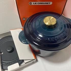Le Creuset Cocotte Rice Pot Every 20CM3QT With Inner Lid Agave Enamel Cast Iron New. Price: $522.88.