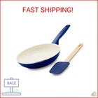 Greenpan Rio Healthy Ceramic Nonstick 8" Frying Skillet And Silicone Spatula New. Price: $29.87.